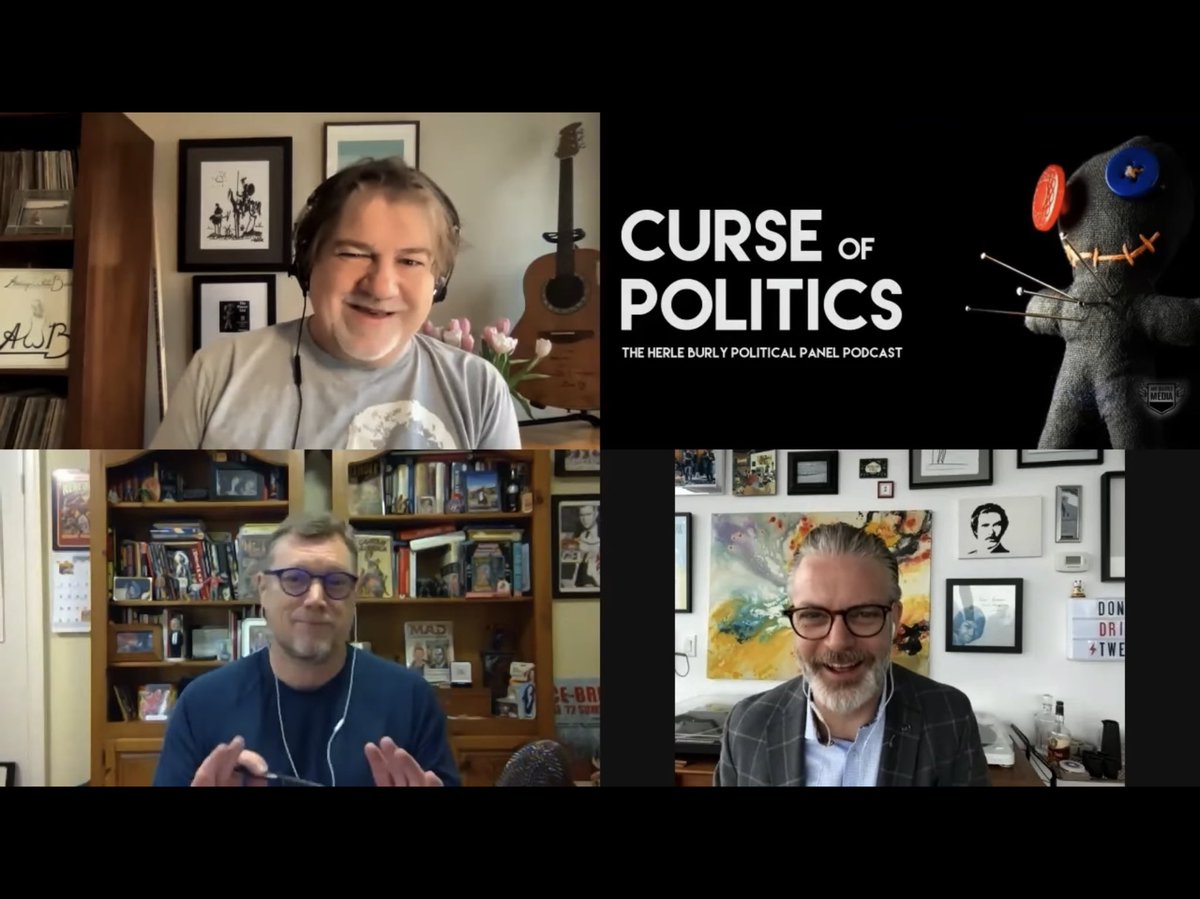 I Just wanted to say 🦝 raccoons where  probably not harmed during the making of this fantastic political podcast lol 😂 freaking love the YouTube handle @CurseOfPolitics @TheHerleBurly @_scottreid  I loved the health care insite on how close is a federal provincial deals
