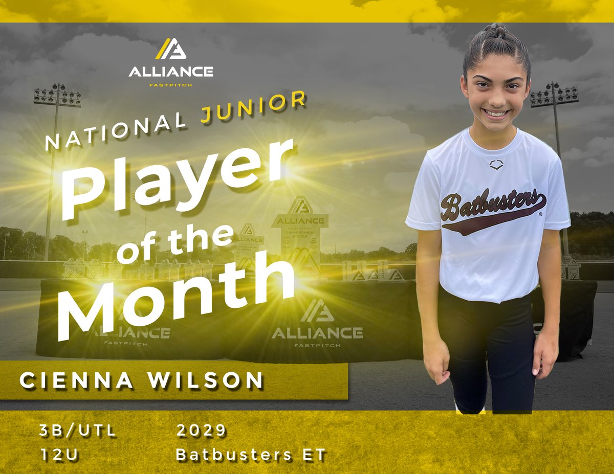 The Alliance Fastpitch (@thealliancefp) on Twitter photo Say hello to your National Players of the Month for December ๐ฅ
Congratulations to Cienna and Natalie! Read more here: bit.ly/3HoXPAD
#thealliancefastpitch #softball #fastpitch | <a href="/LeagueFastpitch/">Southeastern Fastpitch League</a> <a href="/PCFLfastpitch/">Pacific Coast Fastpitch League | PCFL</a> <a href="/TM_Bell2025/">Tampa Mustangs Bell 2025/2026</a> Say hello to your National Players of the Month for December ๐ฅ
Congratulations to Cienna and Natalie! Read more here: bit.ly/3HoXPAD
#thealliancefastpitch #softball #fastpitch | <a href="/LeagueFastpitch/">Southeastern Fastpitch League</a> <a href="/PCFLfastpitch/">Pacific Coast Fastpitch League | PCFL</a> <a href="/TM_Bell2025/">Tampa Mustangs Bell 2025/2026</a>