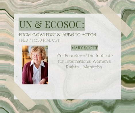 iiwrmb's tweet photo. Join us on Tuesday, February 7 at 6:30 pm CST for our first CSW67 Training Series, "UN &amp; ECOSOC: From Knowledge Sharing to Action." 

Featuring: Mary Scott, Abel Koka &amp; Aimee Tymkin. Register now: https://t.co/UfRmf48XuR https://t.co/I9CnVZZ7xi