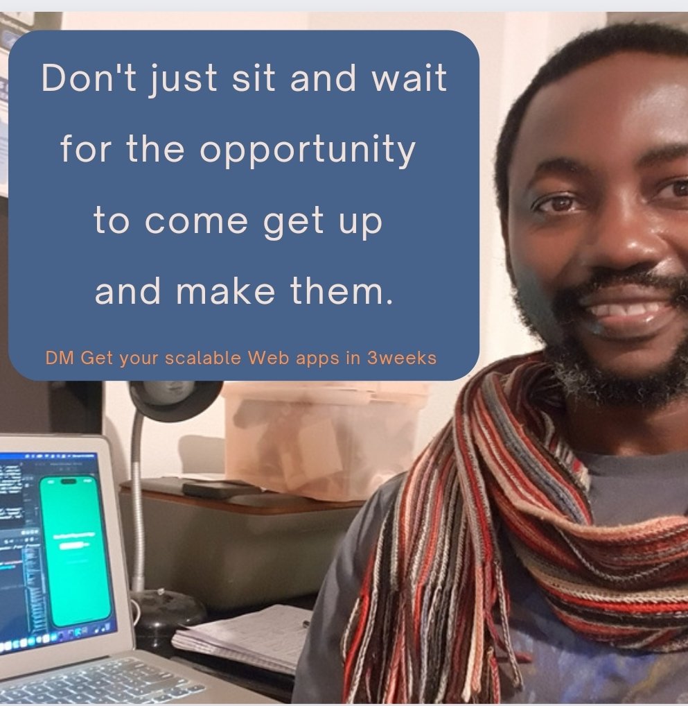 afeez20's tweet image. Don&apos;t just sit and wait for #opportunities to come ,get up and #makethem
 #california #socal

please #support my #locallyowned #mobileapp #dev. We #connect your #business with your #customers #website #seo #agencylife #digitalmarketingagency #chatgpt  #iOS #playstore #android