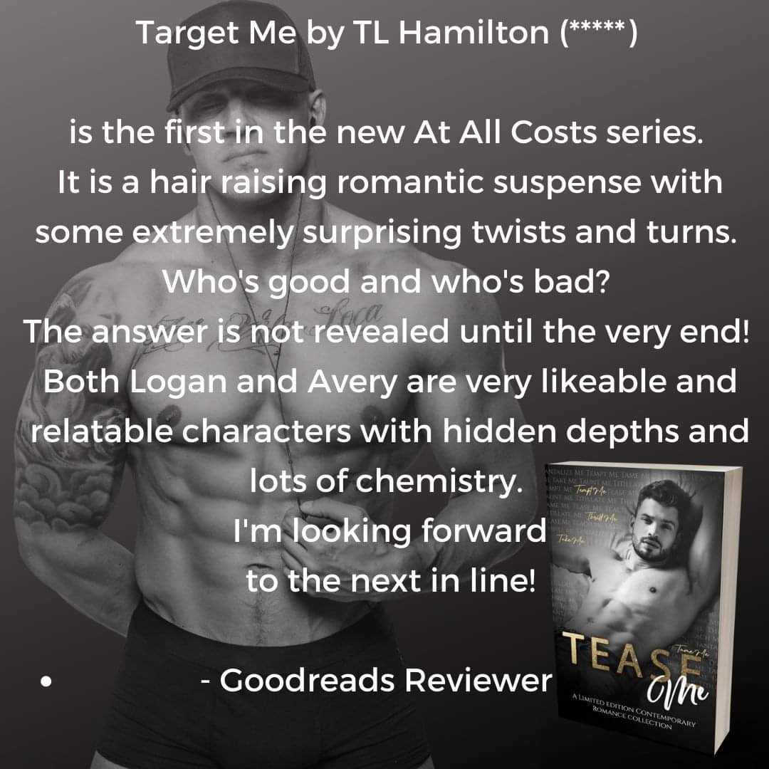 Have you secured your copy yet?

You get Target Me, plus 20 more full length stories for only 99c!!!

You can check it out here books2read.com/teaseme
#bookworm #anthology #bookish #romancereaders #momswhoread #militaryromance #ValentinesDay
#teaseme
