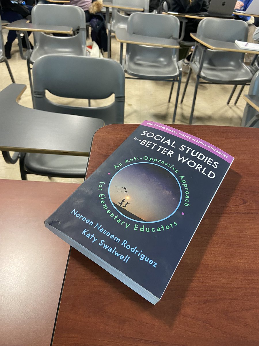 gsimmo1's tweet photo. Excited to dig in to this fantastic book with my @UBGSE elementary SS students! Thanks @NaseemRdz @KatySwalwell https://t.co/wrNdQfAPn9