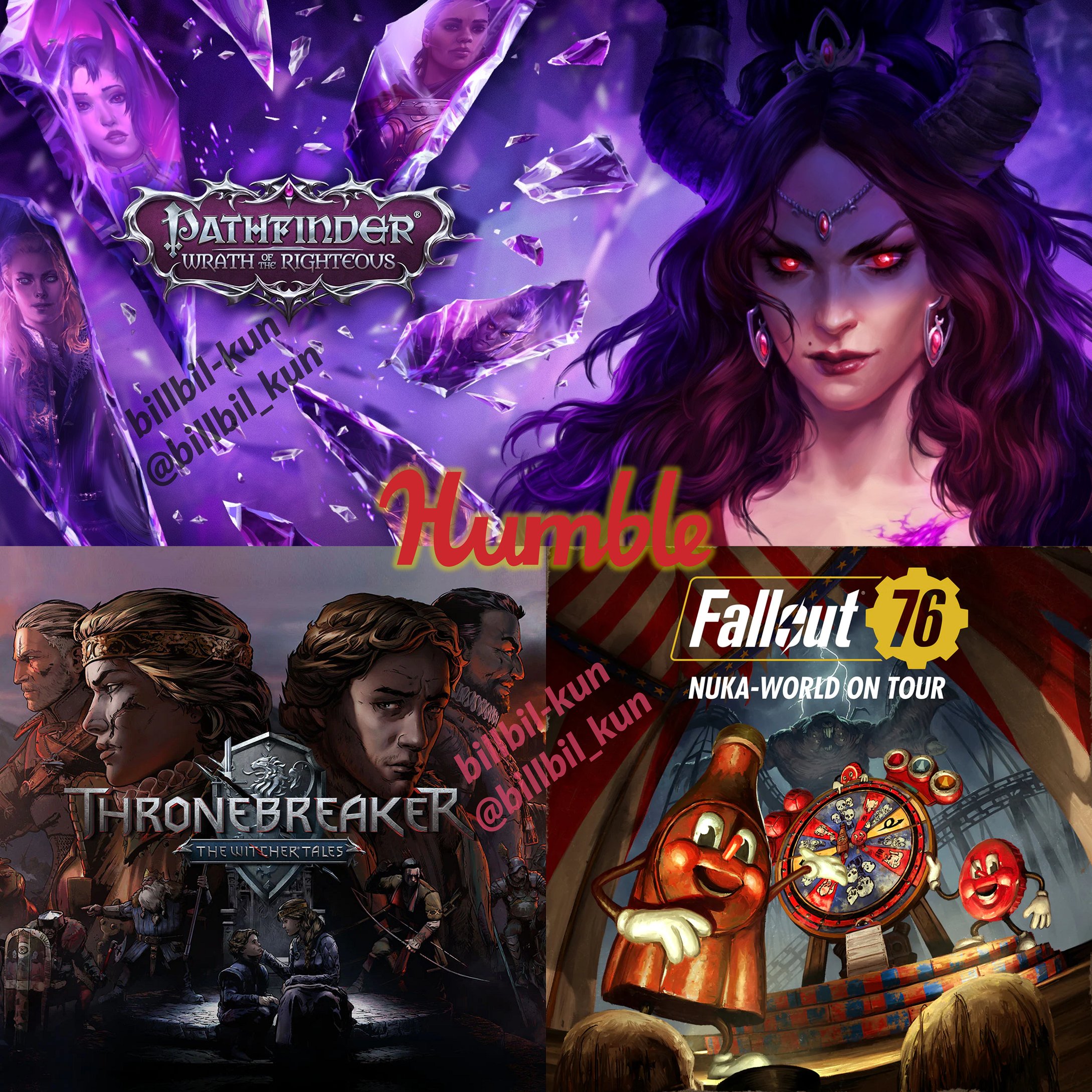 Humble Bundle Choice February 2023 headliners by billbilkun