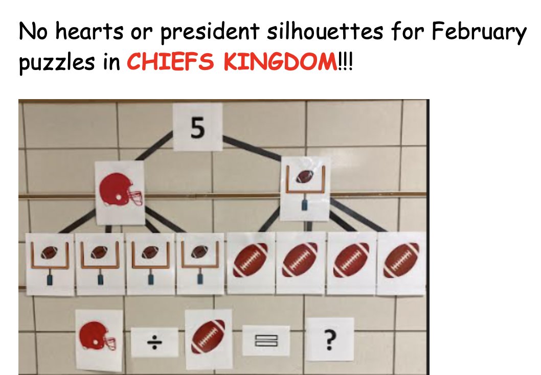 Can you tell this was posted by a Kansas City school? They changed my artwork for this Gr 5 Hallway Pictarithm. I like it!!