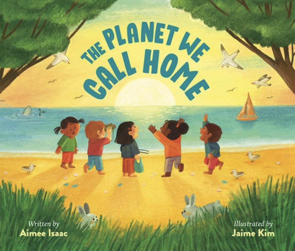 We are thrilled to see THE PLANET WE CALL HOME by @IsaacAimee and @jaimekimil on @nerdybookclub’s amazing list of #climatebooks! 🌍