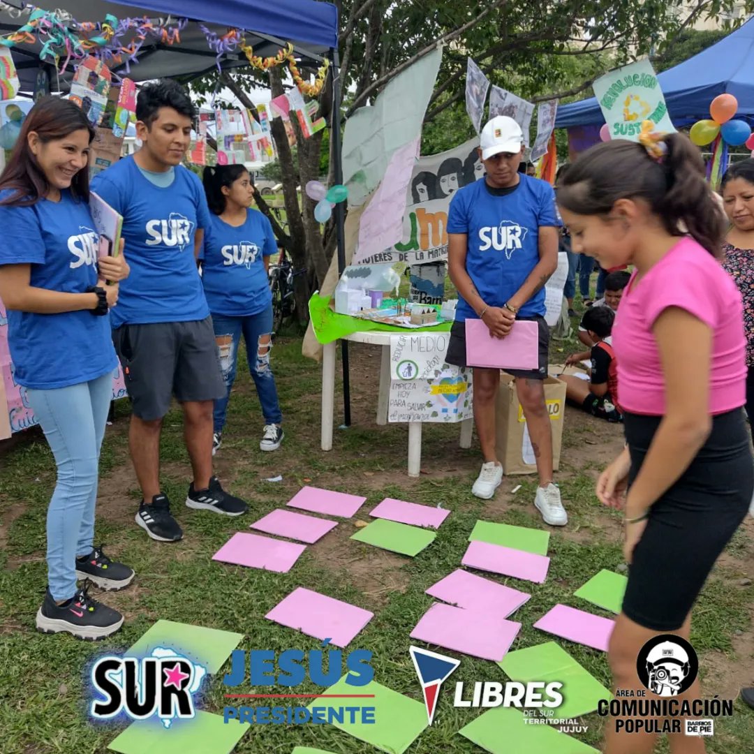 LDSJujuy's tweet photo. 🔵 Exposición de trabajo en el marco de la jornada nacional de lucha por el recorte al Potenciar Trabajo.
#Libresdelsur #Jujuy #AreaDeporte #AreaSalud #Mumala #Libresydiverses #EspaciosVerdes #AreaCultura #Merenderos #JuventudSur #SurEstudiantil #Sur #AreaEducacion https://t.co/pVYcRxwt6q