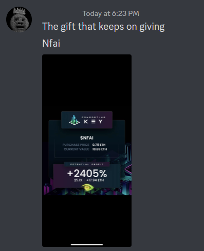 KeyedIn_'s tweet photo. 0.75 eth -> 18.6 eth. We see this on a regular basis in the private @ConsortiumKey discord chat.  @WavveG with the big win

Get Key'ed in Here:  https://t.co/lGSHj9wia9 https://t.co/N3Q0cmBs48