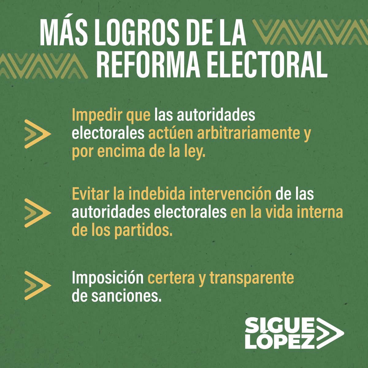 Que no te engañen, te compartimos más logros del #PlanB #SigueLópez