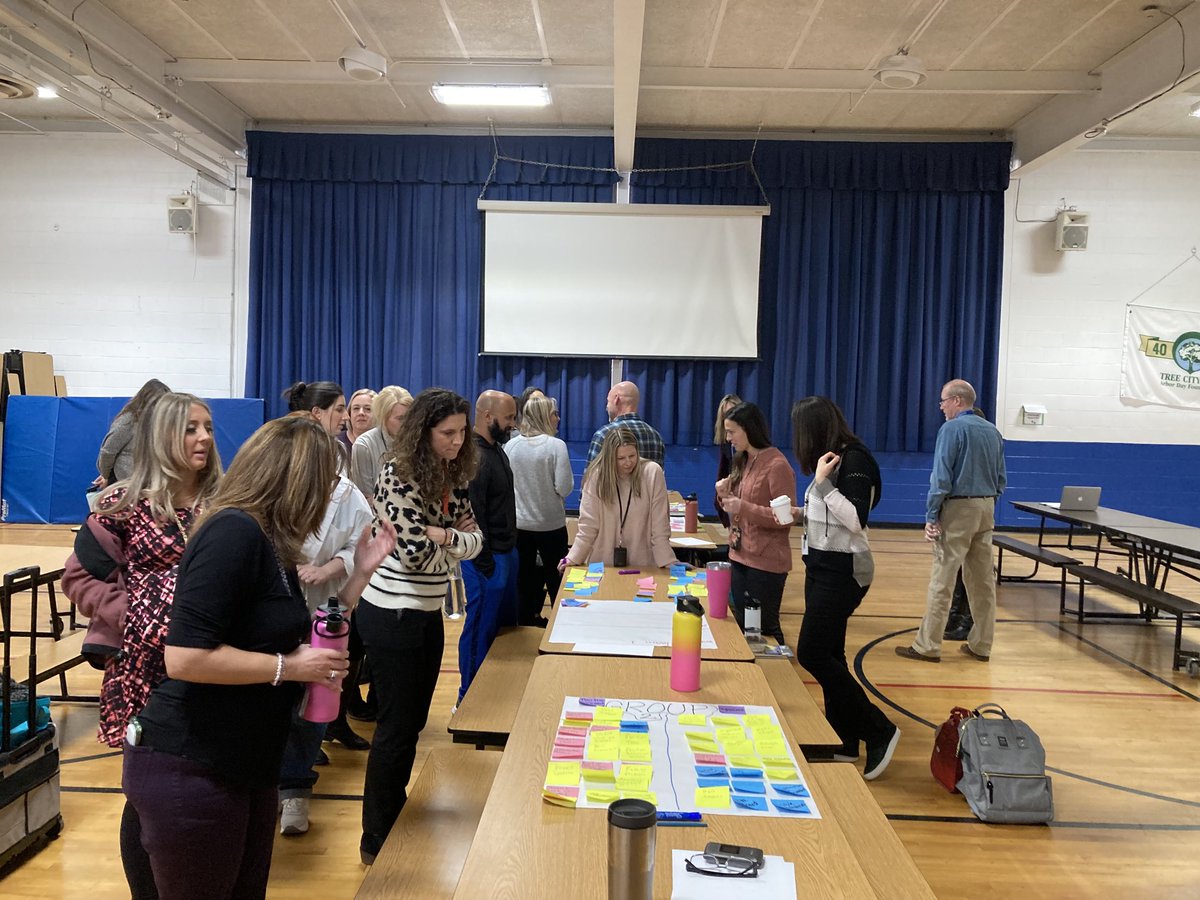 A big thank you to our amazing Knollwood staff today as they gallery walked to review and reflect on common themes from last month’s ghost walk, great job!