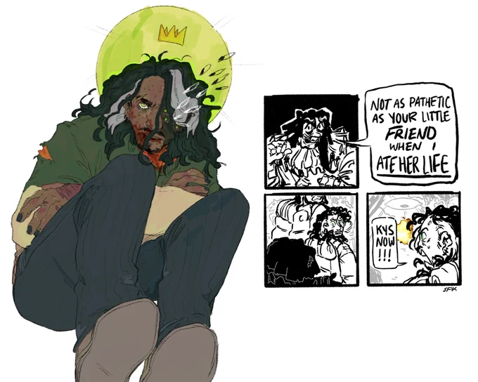 full doodle from yesterday (he's a messy eater be nice) plus an abridged version of mag165 ☆〜(ゝ。∂) 
