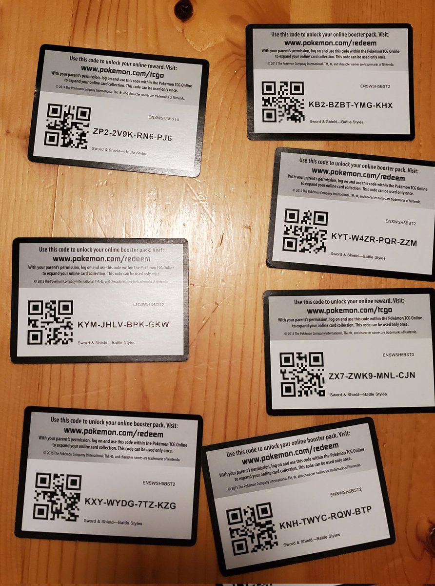 BeachMonthly's tweet image. Price checked some Pokémon cards today and these were donated to me. Not sure if they work, but if anyone wants them, here are some codes.
#PokemonTCG #Pokemon #pokemoncodes