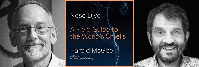 HarvardSciTalks's tweet photo. Thursday, Feb. 23 @ 6pm! @Harold_McGee presents NOSE DIVE: A FIELD GUIDE TO THE WORLD'S SMELLS

Details:https://t.co/RE1geQ1GEk https://t.co/UsVAR6CfpW