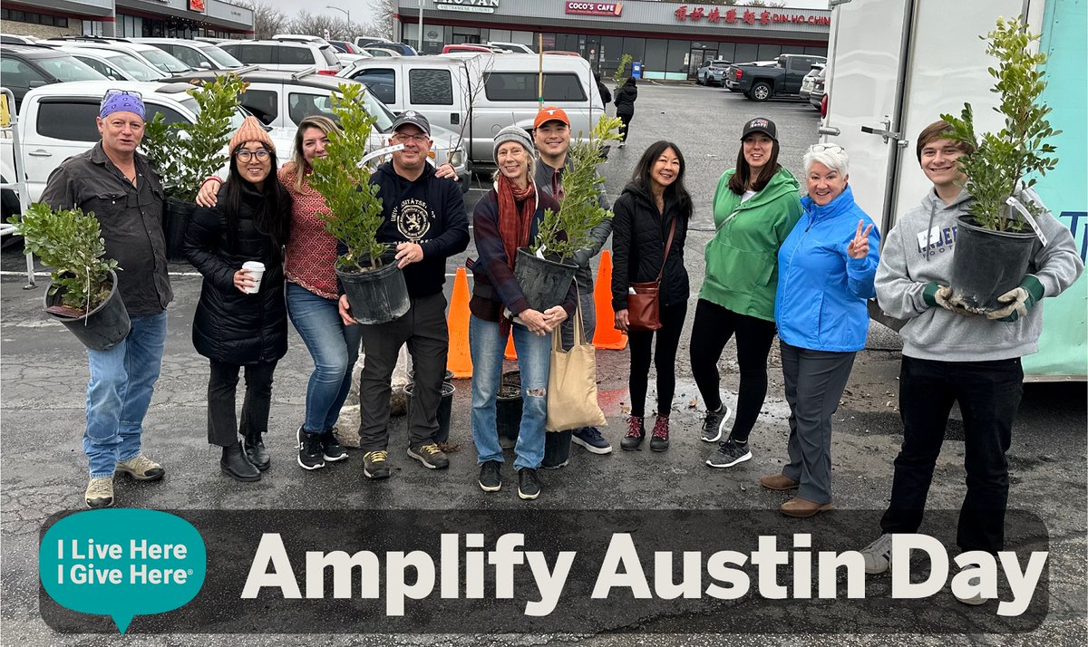 Our NeighborWoods program provides 5,000 free 5-gallon trees for Austinites to adopt starting in October and continues though March. This helps reducing energy use, offset carbon, cool down the city, and grow something good to eat!
#ILiveHereIGiveHere @ilivehereigivehere