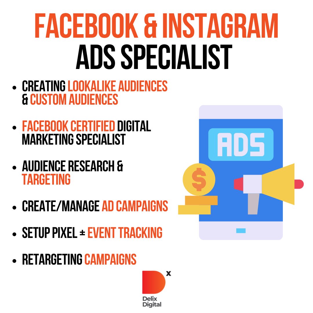 DelixDigital's tweet photo. Duties of a Facebook Ads Specialist✨🎯 https://t.co/7EeHbLf1nA