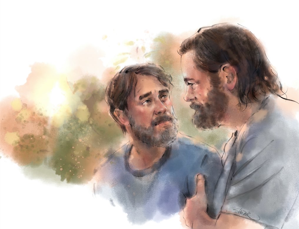 Christine Chang illustration (@shinzchang) on Twitter photo 2023-02-06 21:07:14 I was never afraid before you showed up.🥲🍓🍓 #tlou #BILLANDFRANK #TheLastOfUs #NickOfferman #MurrayBartlett I was never afraid before you showed up.🥲🍓🍓 #tlou #BILLANDFRANK #TheLastOfUs #NickOfferman #MurrayBartlett