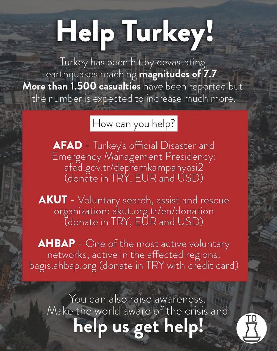 dfilizunsal's tweet photo. We are mourning for our losses as a country after the disaster. There are still many lives to be saved. If you want to help, here is an easy way https://t.co/BYeWf4gmDX https://t.co/dcqwZ7ddOA