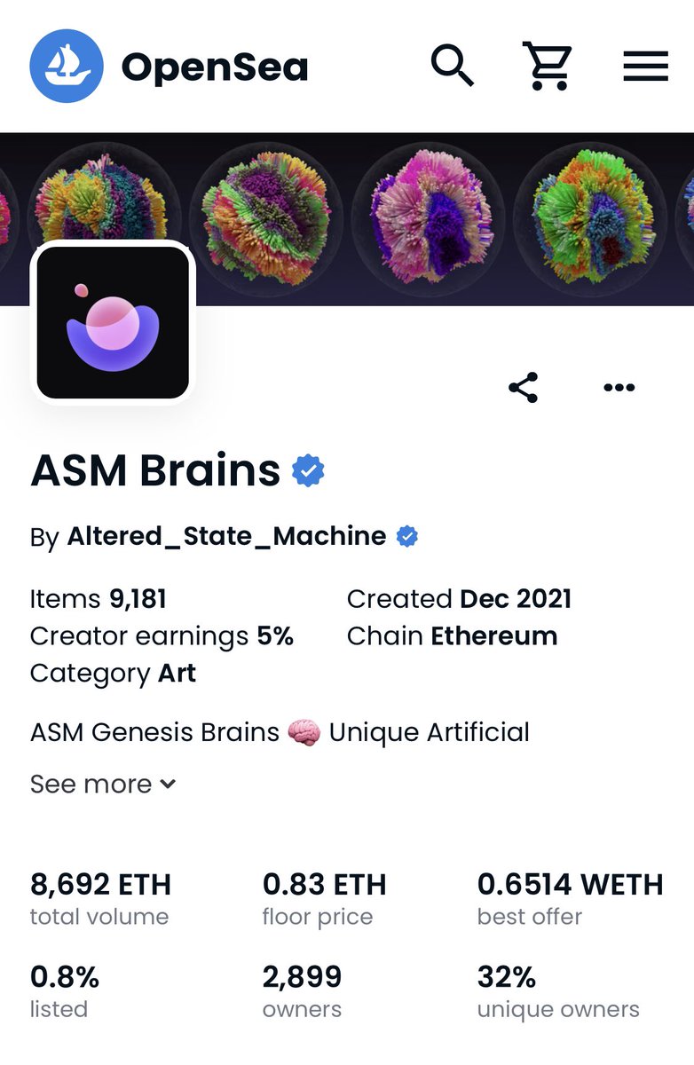 Chad_De_Boeuf's tweet photo. With the #AI craziness I have added some #ASMBrains to my collection.

Very few people know about @altstatemachine yet but it will change in 2023 imo, betting on it anyway.

$ASTO 🔥🔥🔥 #NFT https://t.co/tIjtprgNzq