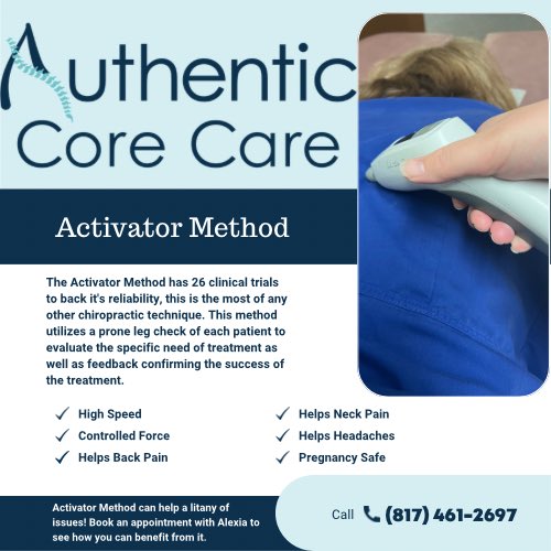 authenticcore1's tweet image. Having the Activator Protocol gives me a system that tells me exactly what adjustments a patient needs. 
#activator #activatormethods #activatormethod #activatortechnique #femalechiropractor #femaledoctor #womeninchiropractic #chiropracticworks #chiropractors #chiropractic