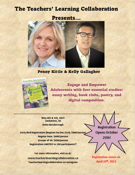 Less than 3 months left to register!  Hope you can join us w @pennykittle &amp; <a href="/KellyGToGo/">Kelly Gallagher</a> #yqrlearn #lpsleads #bced #abed #winnipegsd #stcr13 #btps28 #pssd #spsd
