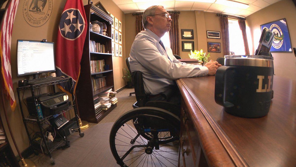 HannahMcDonald's tweet photo. Life in a wheelchair is different. A teen in Wilson County challenged community leaders to literally spend a day in his wheels. "At the very least we want them to start speaking out for the issues and start addressing problems," said Alex Johnson @In_My_Wheels @NC5 https://t.co/VeZ4Uuiond