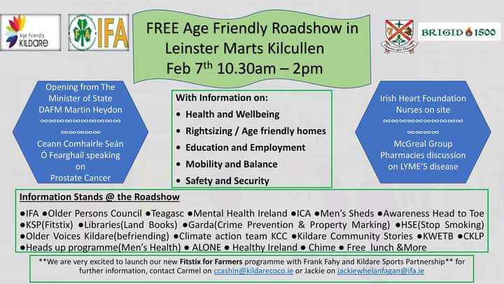 EmbraceFARM's tweet photo. We will be at Leinster Marts Kilcullen tomorrow with @IFAmedia showcasing our services to the farming community in the area. Pop by and say hello 👋 #communityofsupport #takeourhand https://t.co/QceYENdDco