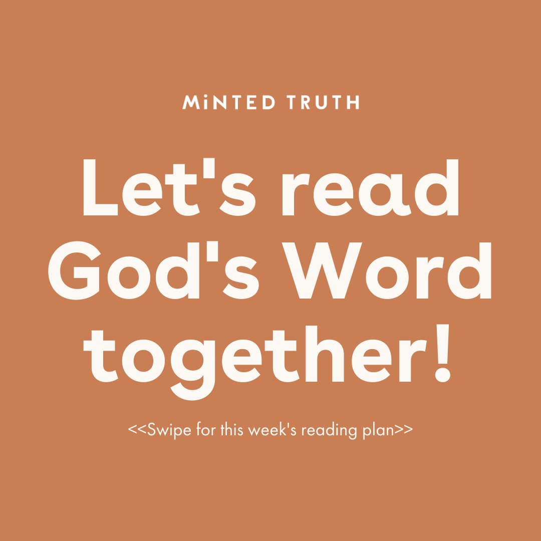 mintedtruth's tweet image. It's a good week to read Numbers! 

This week's passages include spy actions, rebellion, and fiery serpents...some spicy stuff! 

Know we are praying the Lord opens your eyes to the wondrous things in His Word (Psalm 119:18)! 

Read along with us HERE: l8r.it/kOA4