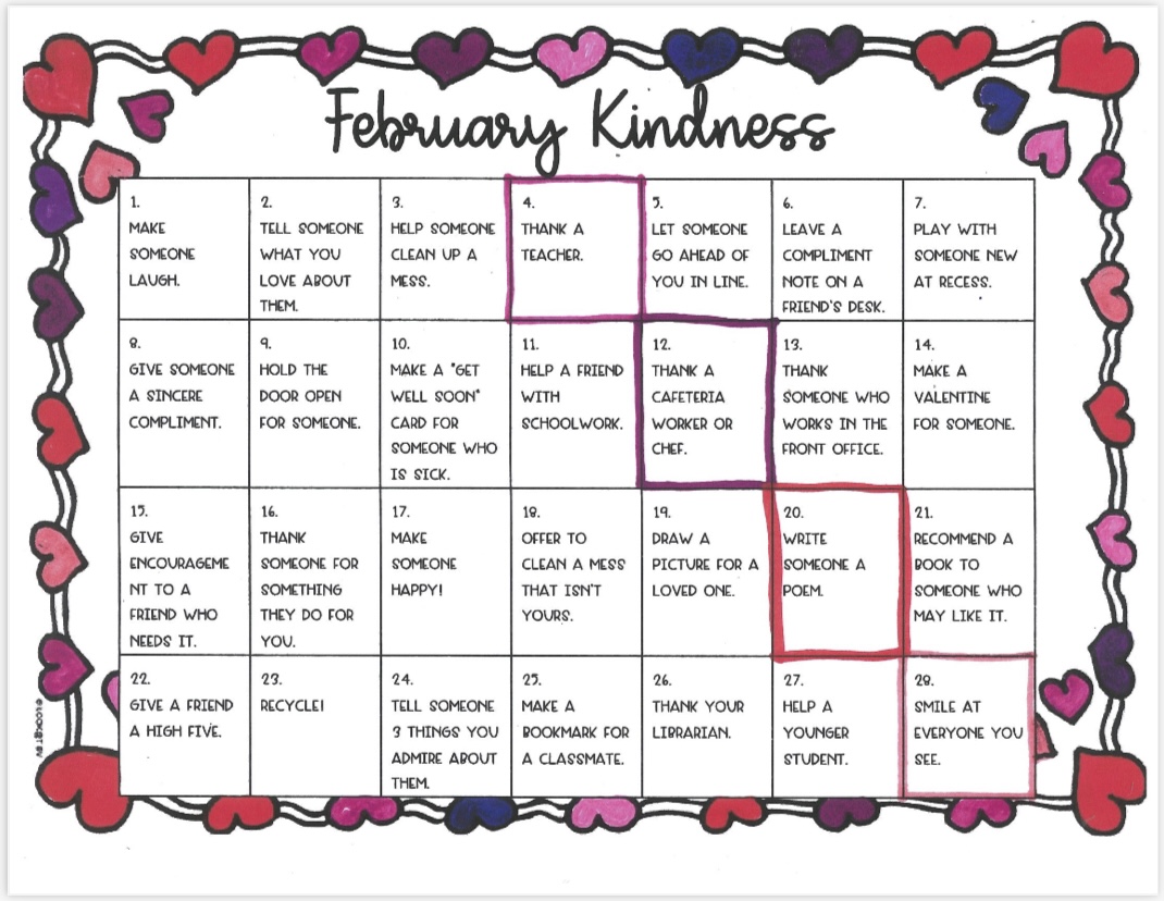 From our counselor Ms. Teal.....

De nuestra consejera, la Sra. Teal...

#kindnessmonth
#bekind
#fortworthisd