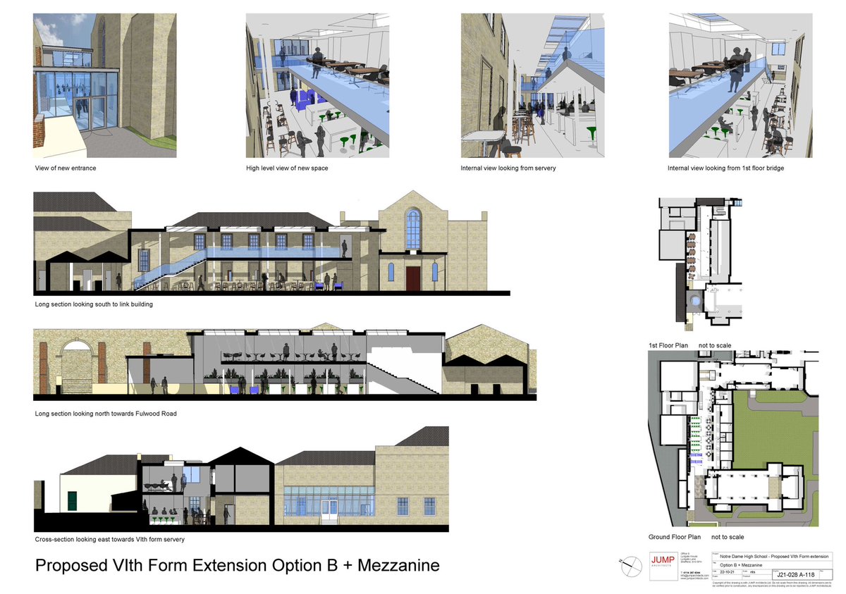 🚨We’re expanding!🚨With construction scheduled to start early in the summer term, and a predicted finish date of late 2023/early 2024, we are delighted to share the plans for our new dedicated sixth form study space. Read more…notredame-high.co.uk/frontpage/were…