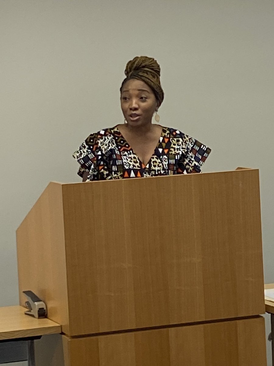 CDH_JHU's tweet photo. .@ycommodore of @JHUNursing @JHhealthequity @JohnsHopkinsSPH presenting updates, challenges, and wins of her RCT, #LINKEDBP, one of the @American_Heart-funded projects of the #RESTORENetwork @AHAScience @AHA_IoA https://t.co/036ofdvV4L