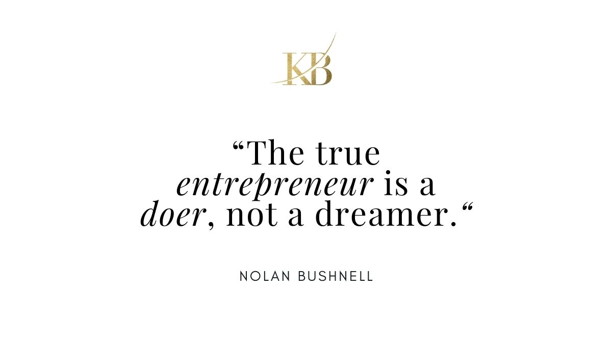 To achieve true success in business, you need to take action - not let your dreams sit in the dark.

As Nolan Bushnell said: The true entrepreneur is a doer, not a dreamer.

#karenbrook #proctorgallagherinstitute  #successlife #bobproctor
