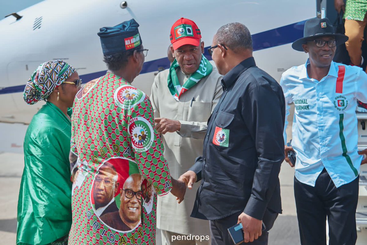 PeterObi's tweet photo. Earlier today, my train landed in Kwara state for the Presidential rally. Thank you all for the warm welcome. -PO https://t.co/kI2rG47Avw