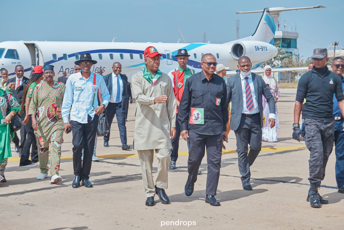 PeterObi's tweet photo. Earlier today, my train landed in Kwara state for the Presidential rally. Thank you all for the warm welcome. -PO https://t.co/kI2rG47Avw