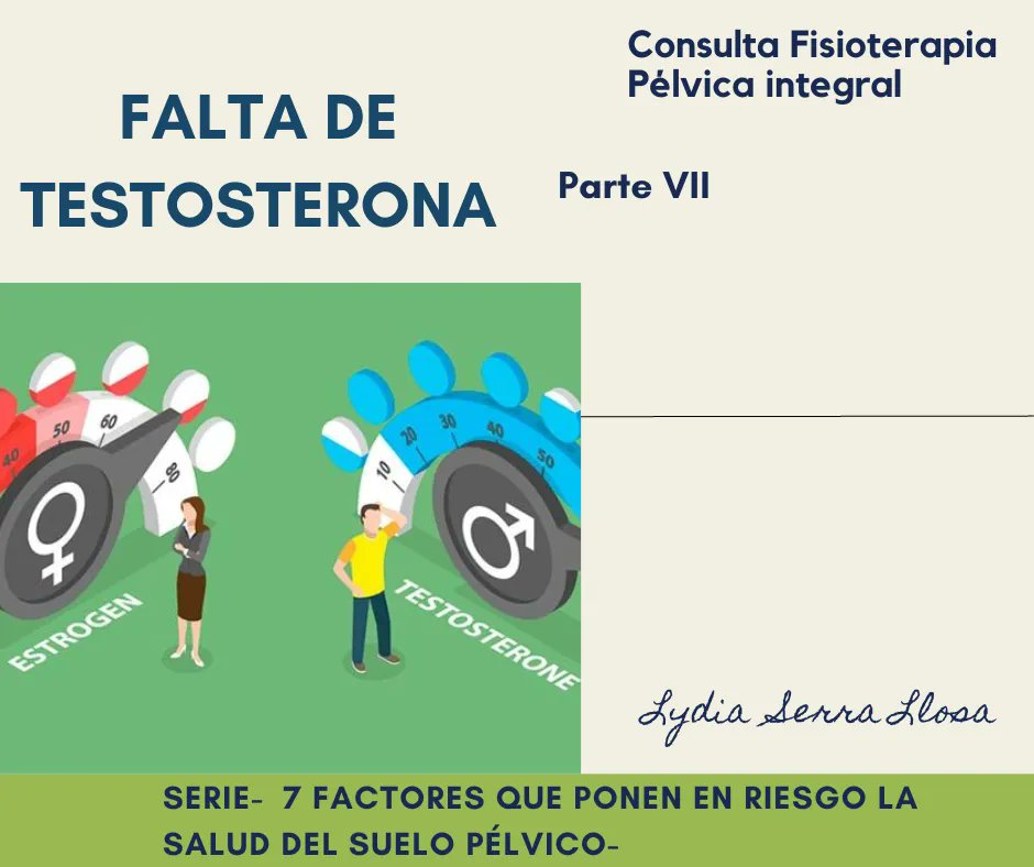 Las mujeres no tienen mucha testosterona, pero tienen, y no es recomendable que sus niveles sean muy bajos, ya que entonces pueden aparecer síntomas como cansancio, ganancia de peso y debilidad de todos los músculos, incluidos los pélvicos.
#fisioterapia