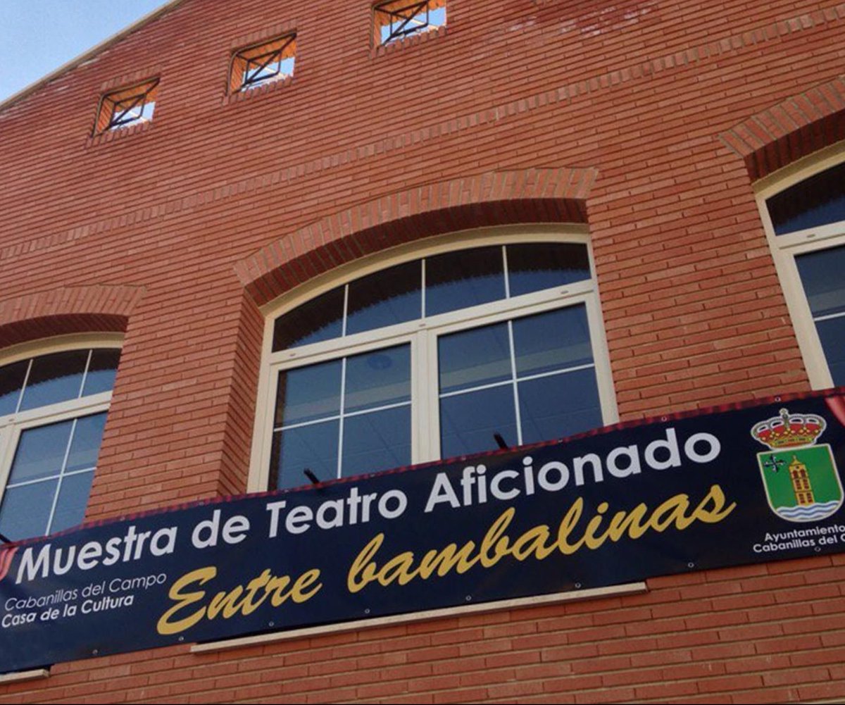 📌 III MUESTRA DE TEATRO ENTRE BAMBALINAS

🏛️ La Casa de la Cultura acoge la III Muestra de Teatro Aficionado #EntreBambalinas2023
🎭  Cuatro obras a concurso: 11 y 12 de febrero y 11 y 12 de marzo.
Ceremonia de clausura, 18 de marzo.
#CabanillasSeMueve

aytocabanillas.org/el-sabado-11-a…