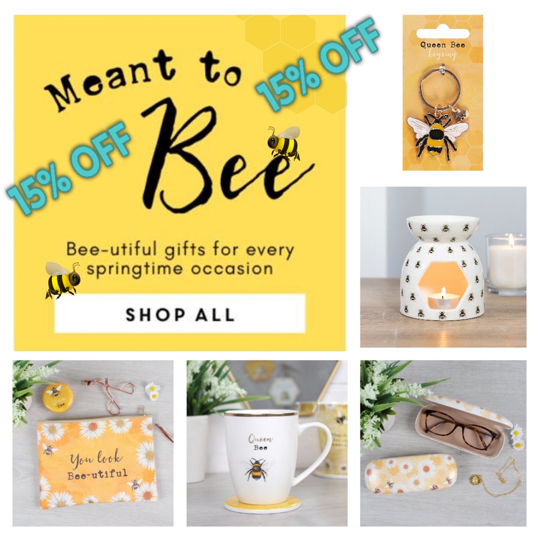 daisydevotion's tweet image. SHOP NOW AND GET 15% OFF THE BEE-HAPPY COLLECTION 🐝😊
daisydevotion.co.uk/gifts