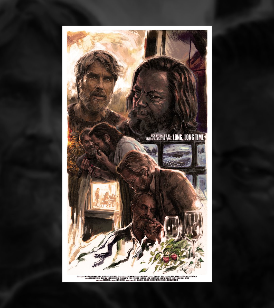 @clmazin @Neil_Druckmann @ebenbolter @TheLastofUsHBO @Nick_Offerman @Naughty_Dog Comparison between the original ink drawing (sketchbook paper 21x12 cm) and the digital poster edition.
 
🍓🍓 #TheLastOfUs 