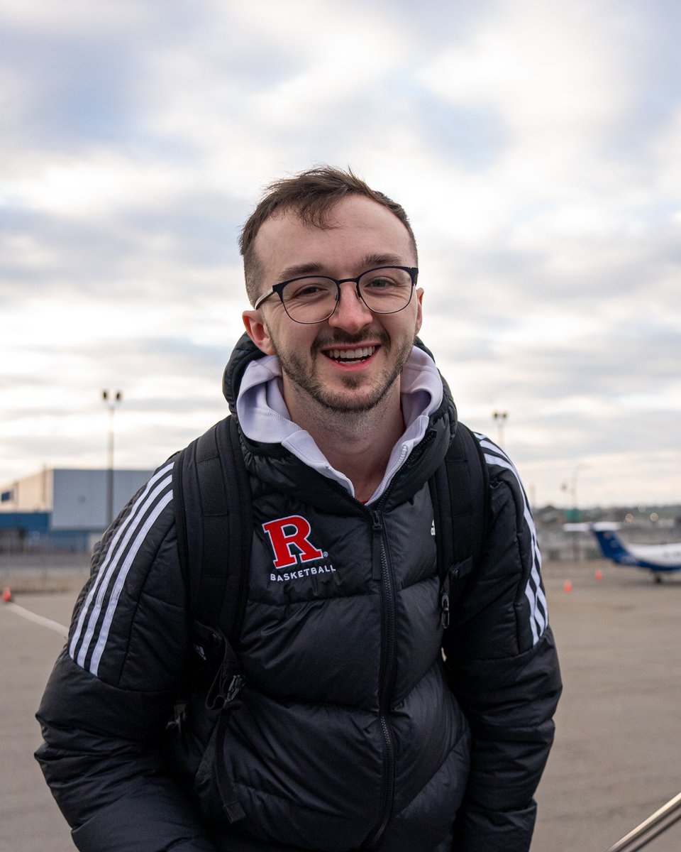 RutgersMBB's tweet image. Shout out to the hardest-working student managers in the country @RutgersManagers. Wheels up to Indiana✈️