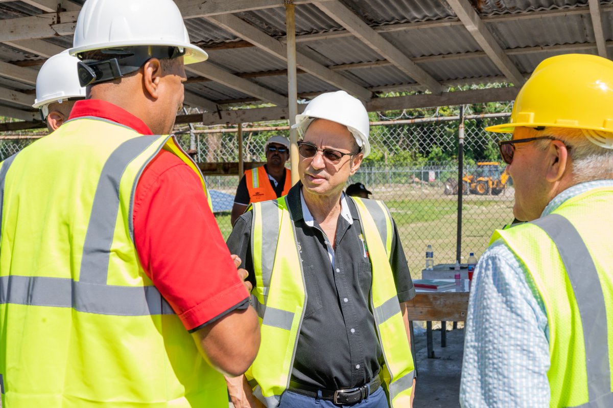 GraceKennedyGrp's tweet photo. On Wednesday January 26, GK's Foods Division broke ground on a new solar power system at its Grace Food Processors Meats Manufacturing facility in Savannna-La-Mar, Westmoreland.  Two liquefied natural gas engines will also be installed as part of the project. https://t.co/4QQ91Qdj1Q