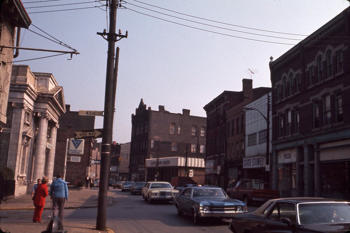 Pittsburgh City Archives on Twitter "Looking up Butler St toward 41st St, Lawrenceville, 1976."