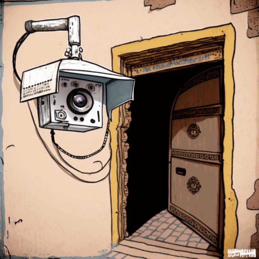 <a href="/ripcache/">ripcache</a> « Morocco's doorways may be old, but its security is up-to-date. Balancing tradition and technology, one camera at a time."