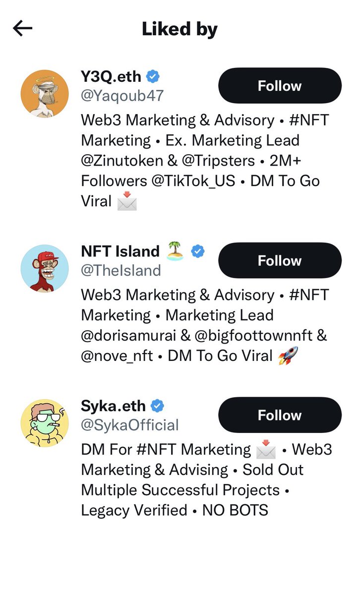 6445.eth 🧙♂️ on Twitter "The Big 3... ifykyk 😂😂"