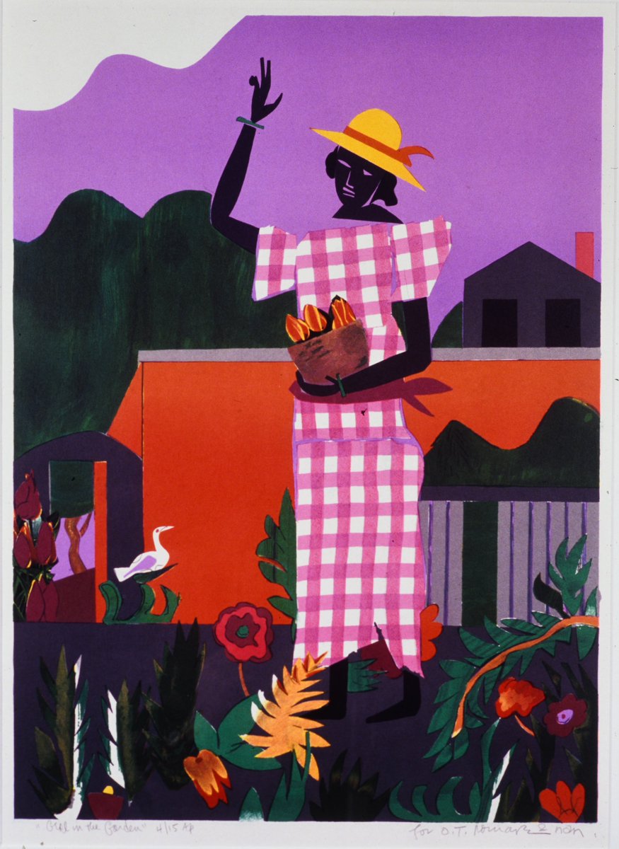 googlearts's tweet image. This week’s #ArtworkOfTheDay is all about Black Joy ✨
#BlackHistoryMonth

“Girl in the Garden”
🎨 #RomareBearden 
📅 1979
🏛️ @hammondshouse 

goo.gle/3I1M2tL