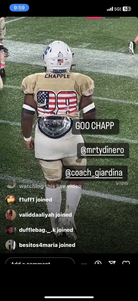 tyChapple47's tweet photo. Blessed to participate in @ODFootballCamps All-American bowl this weekend. Came out with the victory 19-6. I appreciate everyone who came out to see the game especially @CoachG_LIC. I am trying to put LICHS on the map https://t.co/vUvxobOIa5