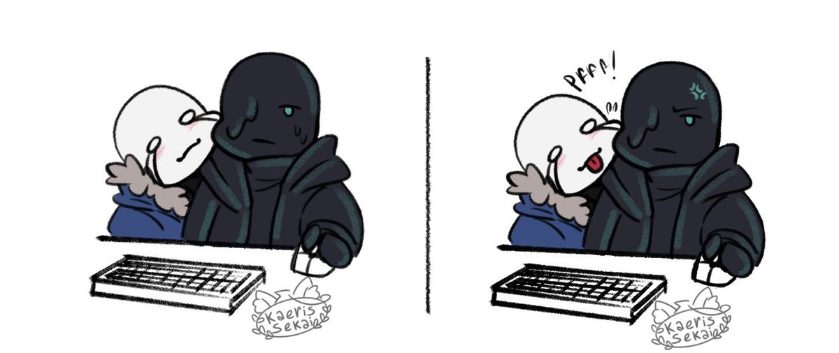 Kaeris_Sekai's tweet image. Random Killer :3🖤

These are my favorites 😂

• Killer belongs to: Rahafwabas
• Nightmare belongs to: Jokublog

#undertale_au #undertalefandom #NightmareSans #underverse #sans #killersans
