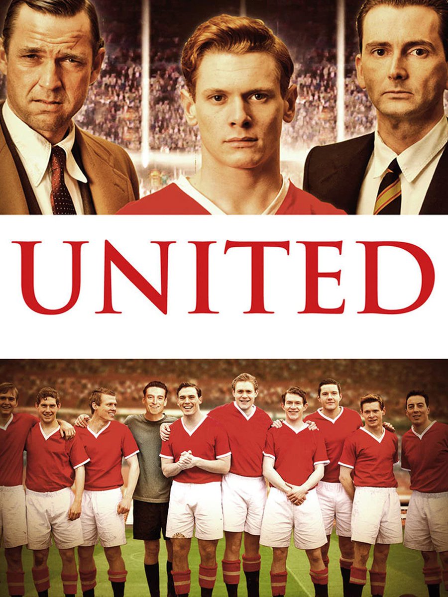 As we remember the #FlowersOfManchester today, I would recommend fans to watch the movie ‘United’ (2011) about the Busby Babes ❤️ Documentary style drama covering the events leading upto that fateful day at Munich and the immediate aftermath.

#BusbyBabes