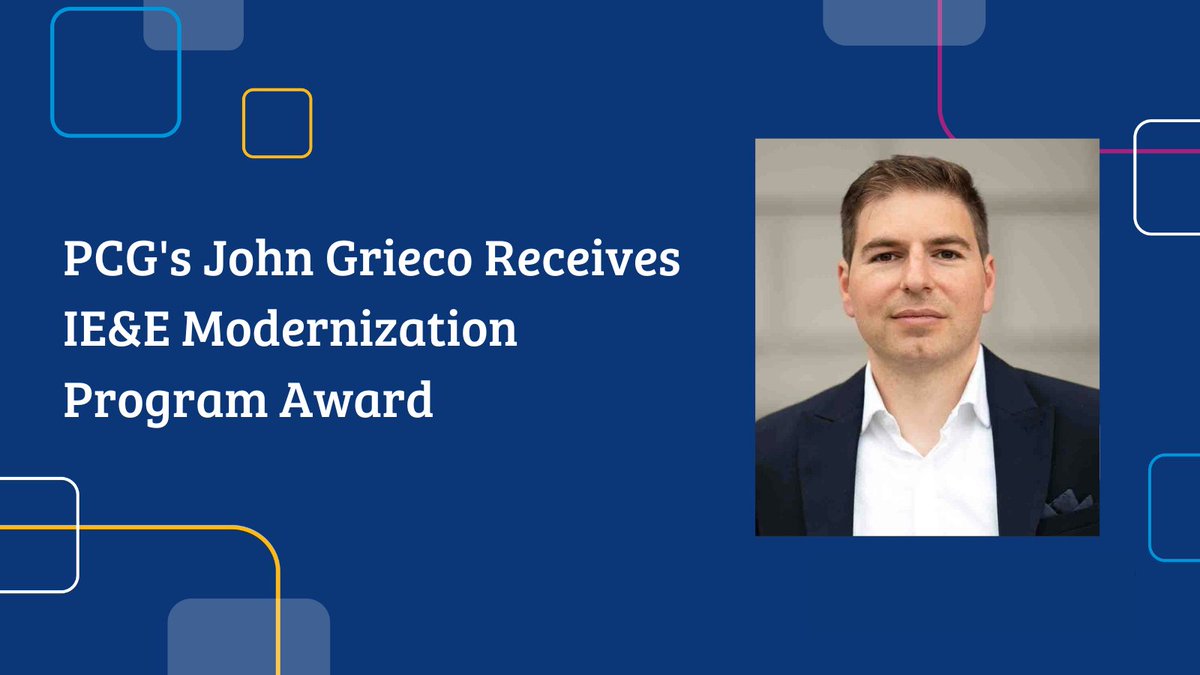 PCG_US's tweet image. Congratulations to PCG’s John Grieco for receiving the Washington State Department of Social and Health Services Integrated Eligibility &amp;amp; Enrollment (IE&amp;amp;E) Modernization Program’s Astronomical Award! #SolutionsThatMatter