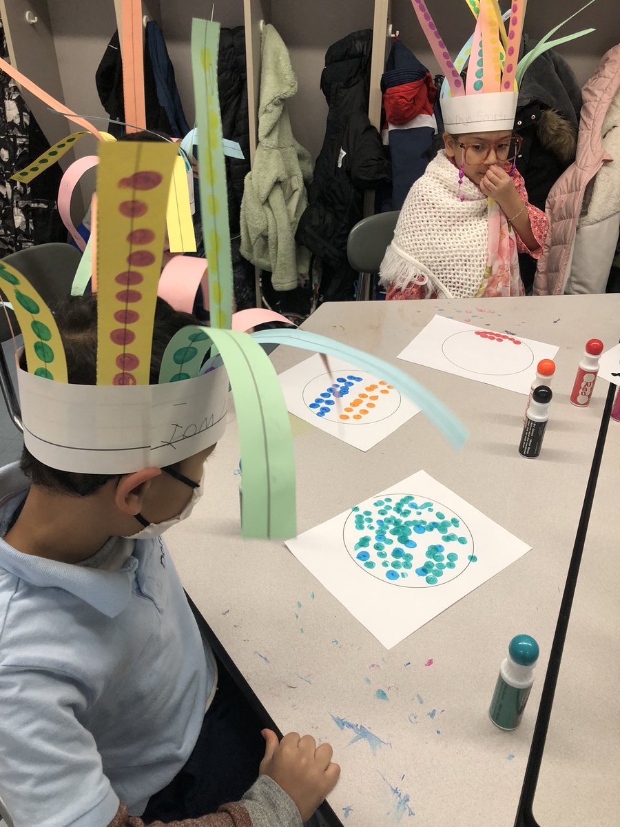 Celebrating the 100th day is school with lots of exciting activities! @frps_Doran @FRPSsupt