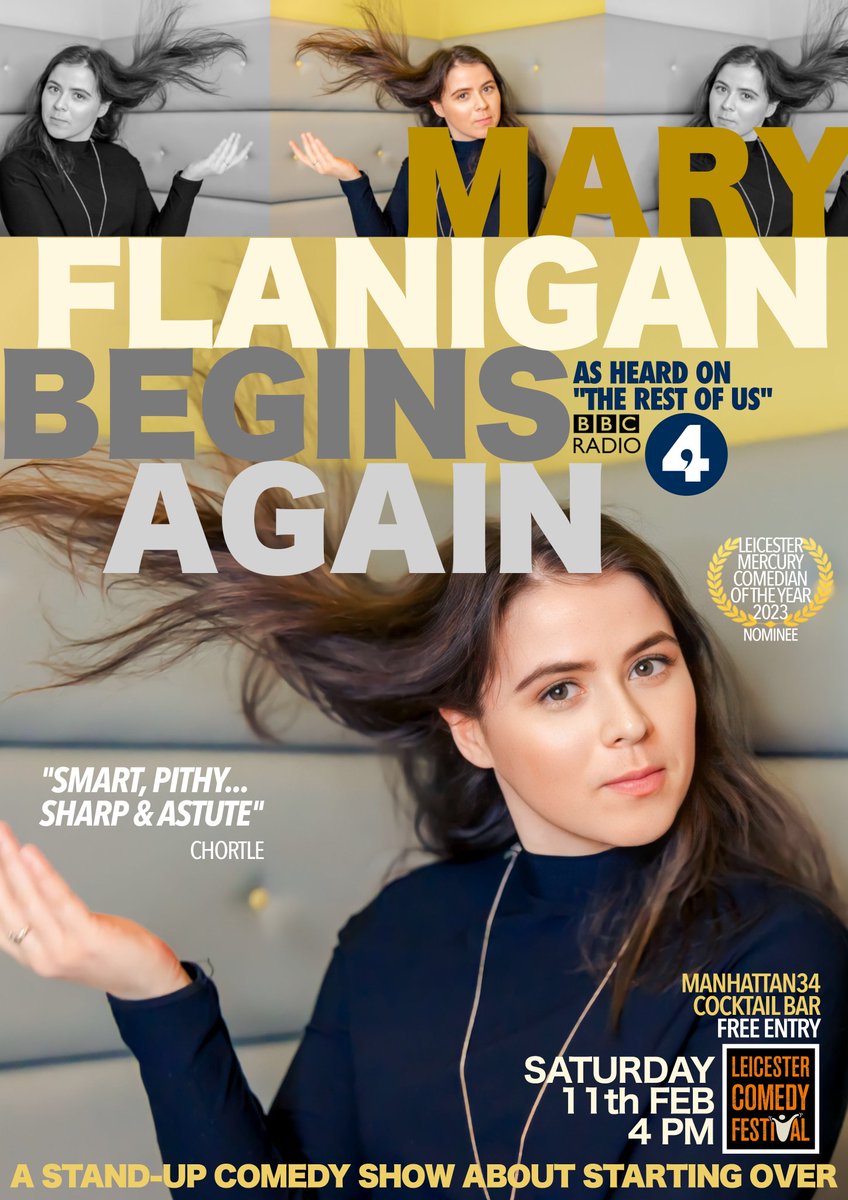 ourladyofFlan's tweet image. About three days ago I remembered something very important. This show! 
I have thrown things together last minute before, but this may well be my most thrown together last minute thing YET.
This Saturday 4pm Manhattan 34
comedy-festival.co.uk/event/mary-fla…