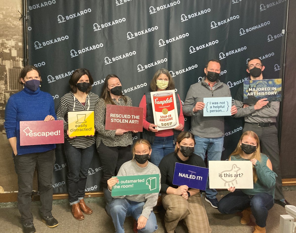 Last month Children's Trust staff tested their problem-solving skills at <a href="/boxarooboston/">Boxaroo</a> - an immersive and engaging puzzle adventure 🧩🎩 We're happy to report that both groups solved their puzzles with teamwork, strategy, and many laughs!