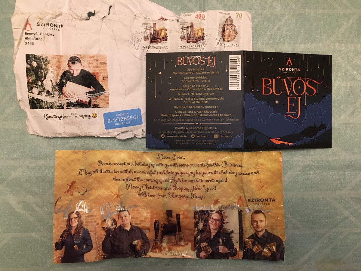 Belligo's tweet photo. I'm honored that Szironta Együttes, of Hungary  performed my "Elysium" on their latest CD! https://t.co/JBmdnedWNv
